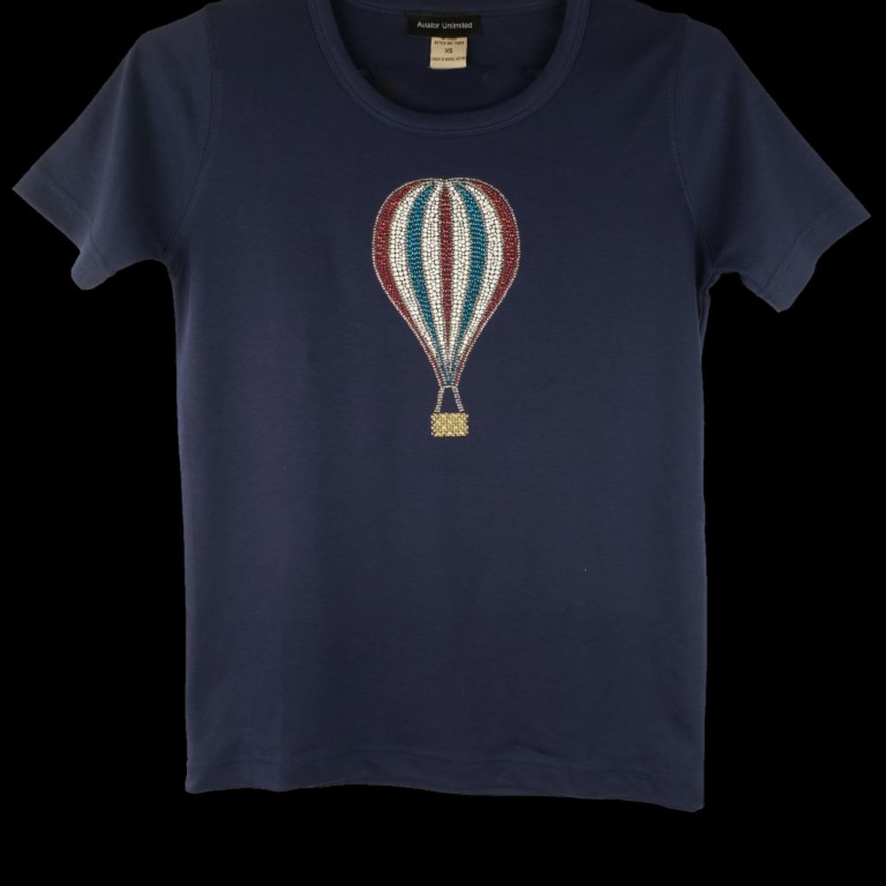 Red/White/Blue Hot Air Balloon T-Shirt